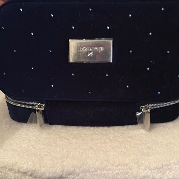 Swarovski navy suede with Crystal jewelry Organizer - Picture 4 of 5
